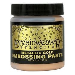 Metallic Gold Embossing Paste- Dreamweaver